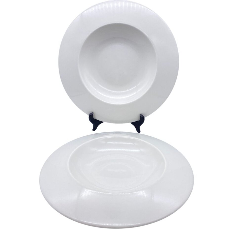 Steelite Distinction Float White wide rim soup pasta Bowl minimalist 19oz‎